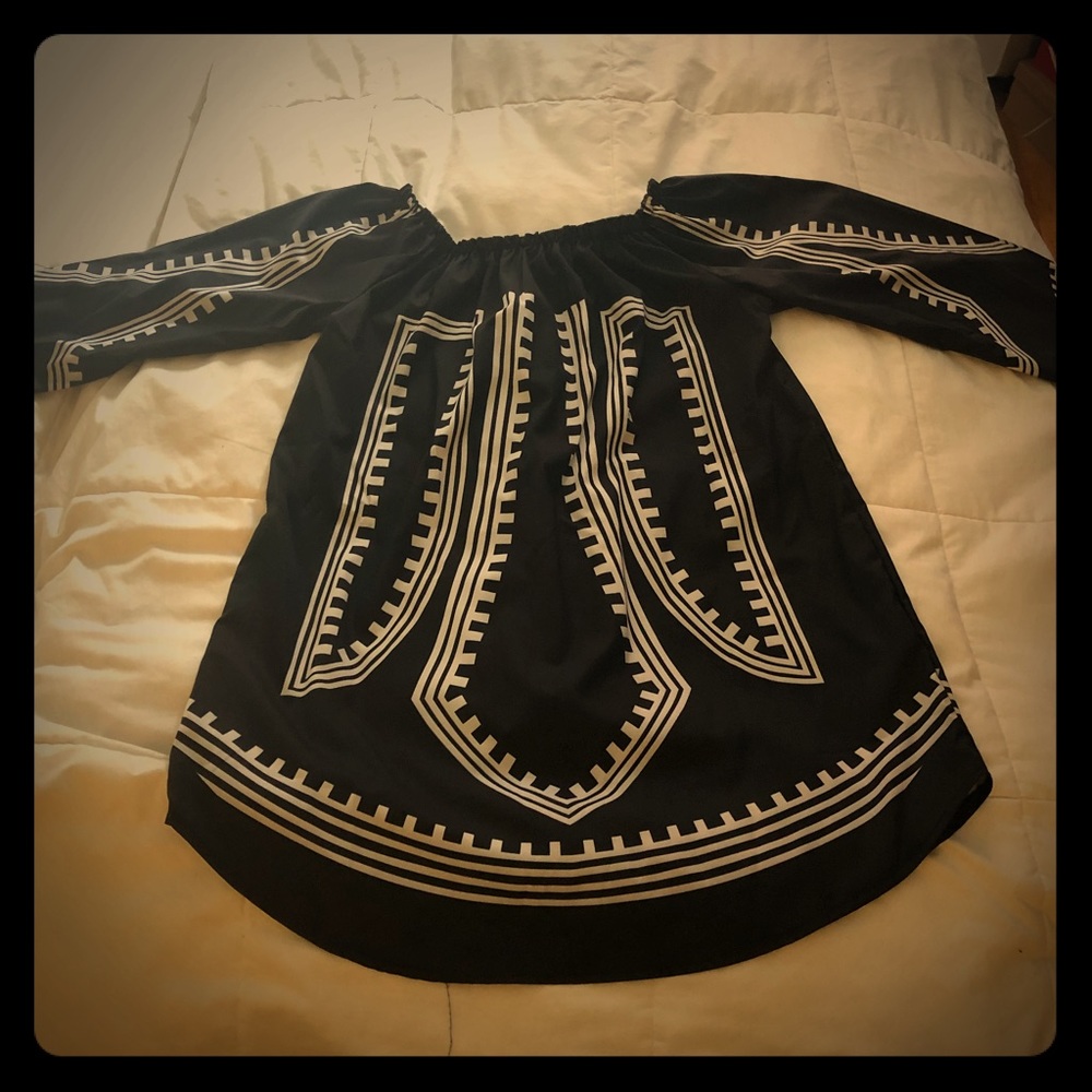 Brand new off the shoulder shirt/mini dress.